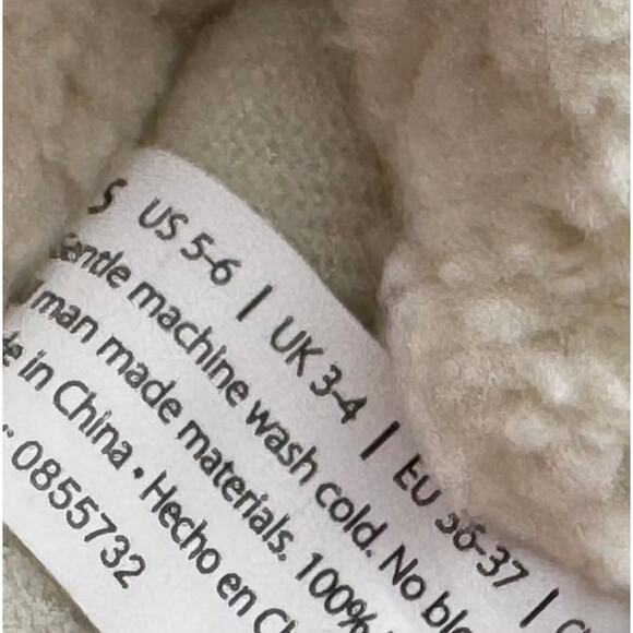 Dluxe by Dearfoams Slippers Womens 5-6 Gray Maci Felted Scuff Comfy Lounge Cozy - Picture 6 of 6